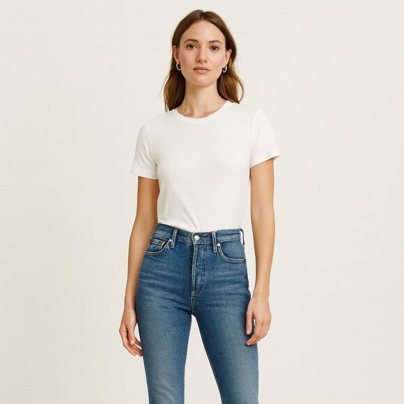 RE/DONE REVOLVE Blue High Rise Skinny Jeans Size 31 Women’s Vintage Style - Picture 2 of 13